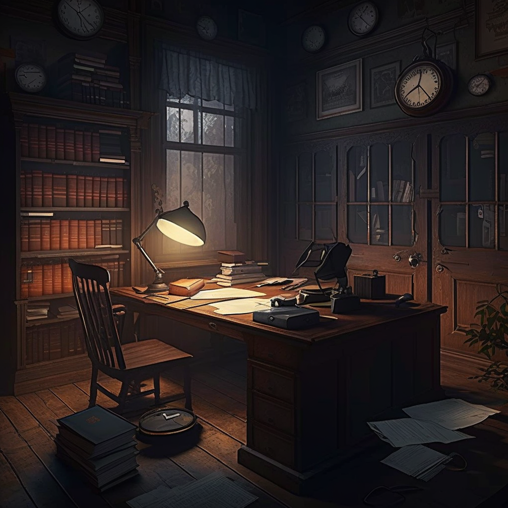 koberko_The_office_room_was_dark_and_filled_with_papers_and_fil_6dc3b2c3-1d1d-4980-96c6-769ec140e897