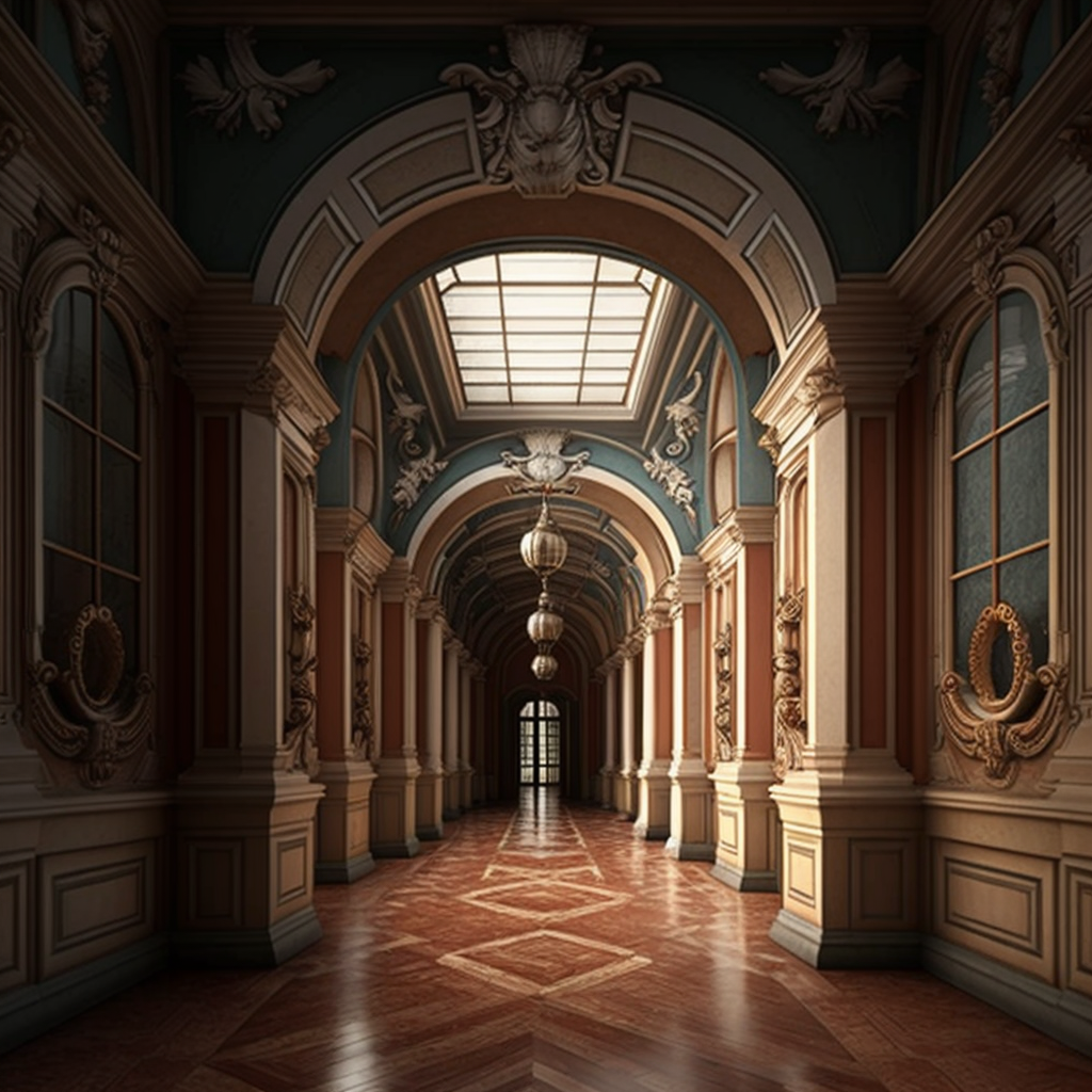 koberko_baroque_hallway_with_windows_on_one_side_and_doors_to_r_31836b8f-5913-408a-b2de-5046442600d8